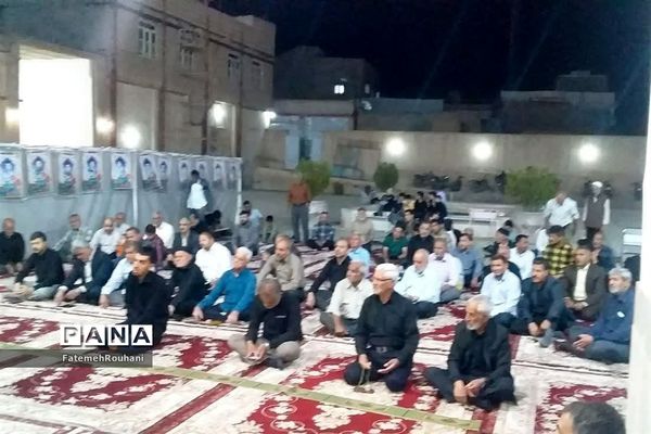 برگزاری مراسم عزاداری شهادت امام حسن عسکری (ع) در شهرستان خلیل آباد