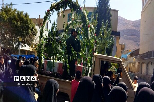 تشیع پیکر مطهر شهید گمنام در شهرستان فیروزکوه