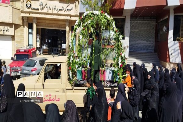 تشیع پیکر مطهر شهید گمنام در شهرستان فیروزکوه