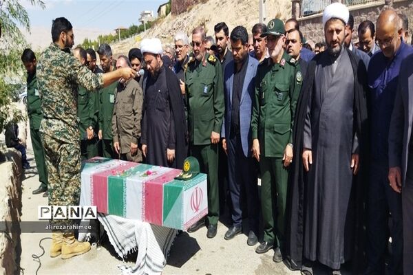 تشیع پیکر مطهر شهید گمنام در شهرستان فیروزکوه