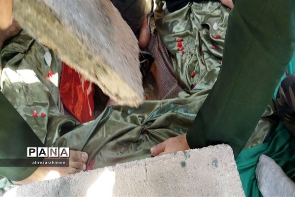 تشیع پیکر مطهر شهید گمنام در شهرستان فیروزکوه