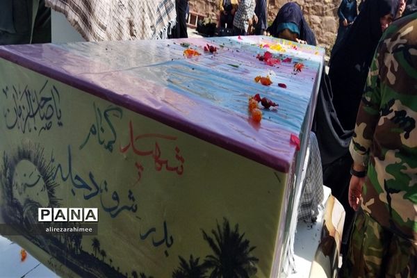 تشیع پیکر مطهر شهید گمنام در شهرستان فیروزکوه