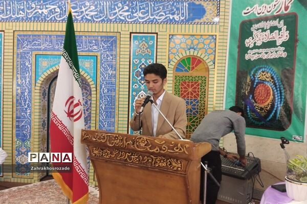 نواخته شدن زنگ نماز در دبستان طواف و معماریان ناحیه 2 شهرری