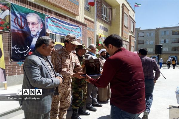 افتتاح مدرسه دوازده کلاسه شهید محسن فخری زاده در تربت جام