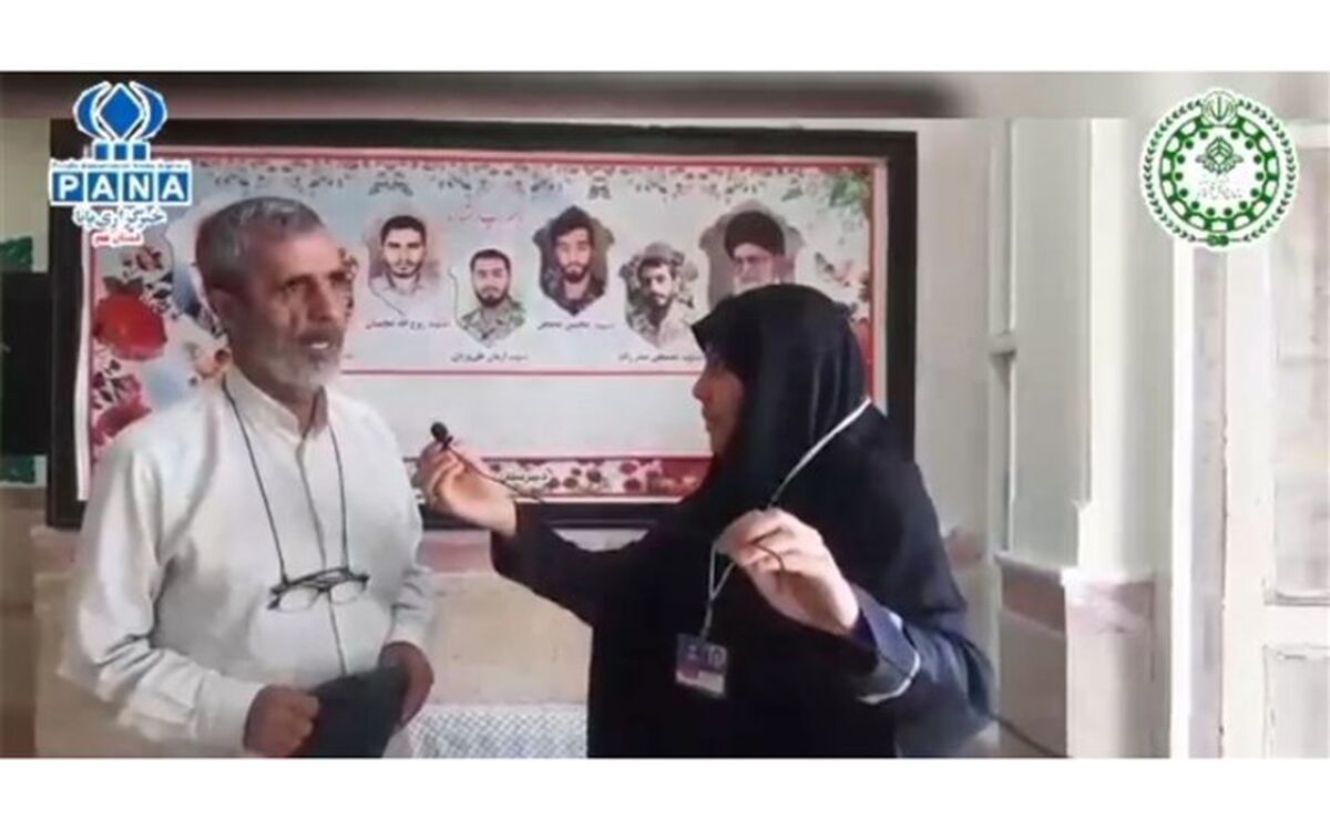 گرامیداشت هفته دفاع مقدس در دبیرستان مهر ماندگار 2 قم/فیلم
