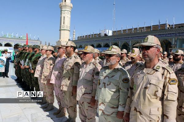 مراسم «عهد سربازی» نیروهای مسلح