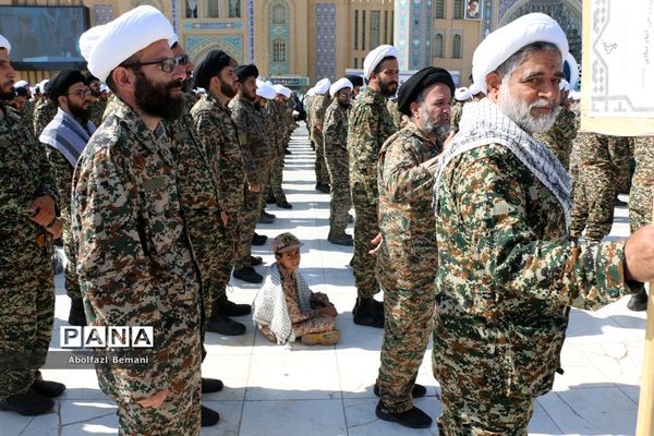 مراسم «عهد سربازی» نیروهای مسلح