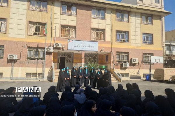 استقبال از کاروان مقاومت در مدارس منطقه ۱۳