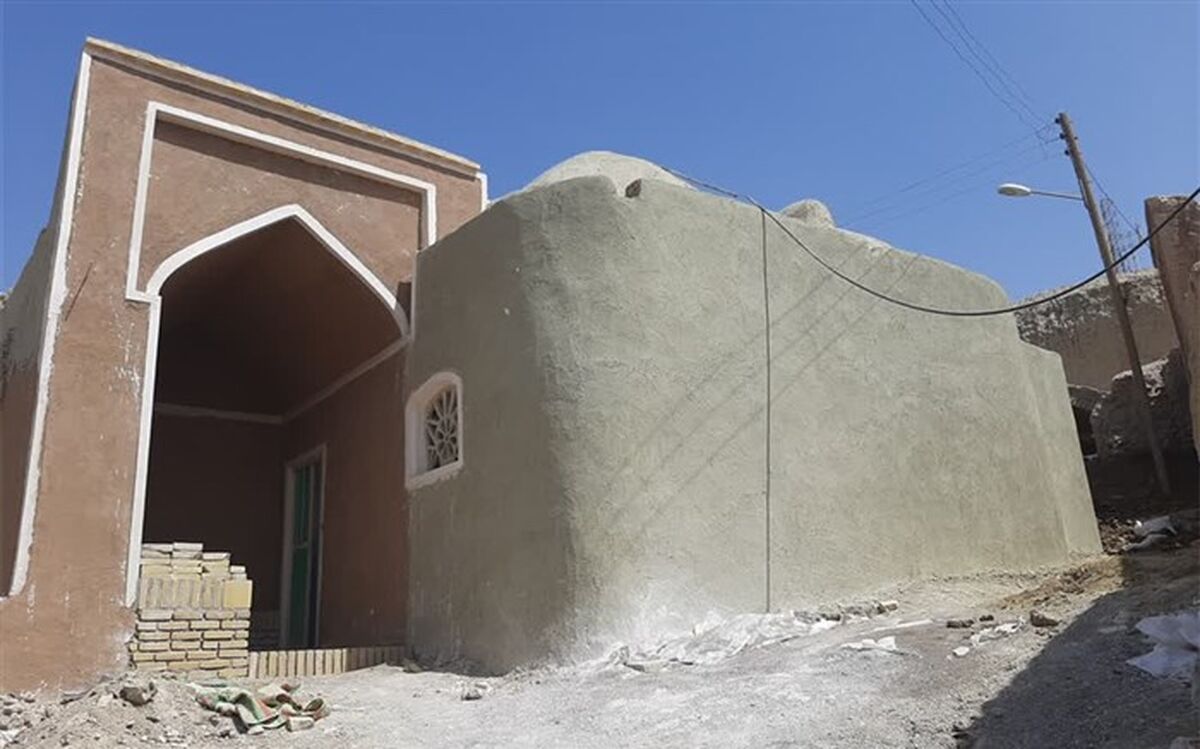 اتمام مرمت مسجد روستای تاریخی گارجگان شهرستان خوسف