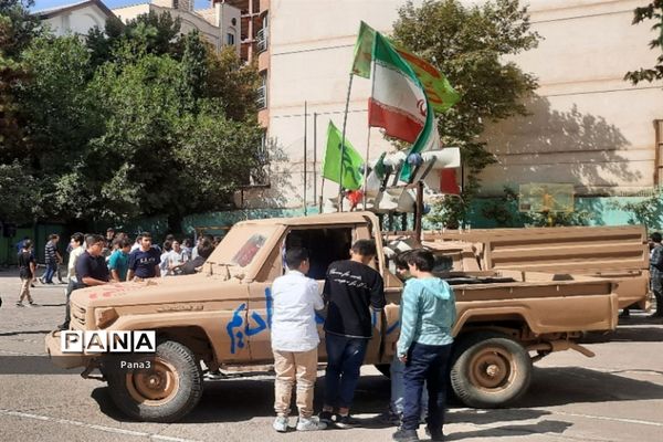 حضور کاروان‌های دفاع مقدس در مدارس آموزش و پرورش منطقه ۳