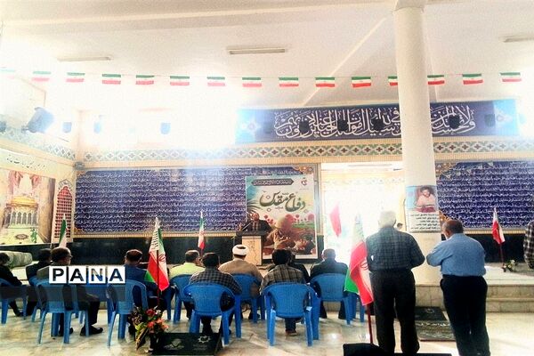 مراسم غبارروبی در گلزار شهدای شهرستان بن