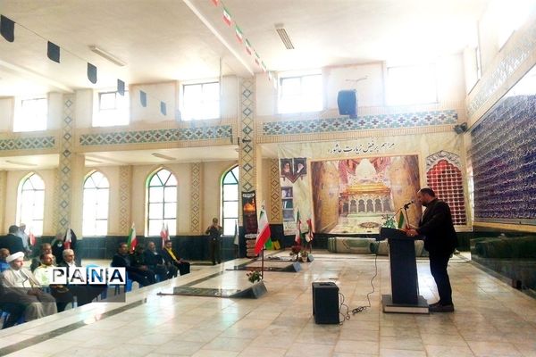 مراسم غبارروبی در گلزار شهدای شهرستان بن