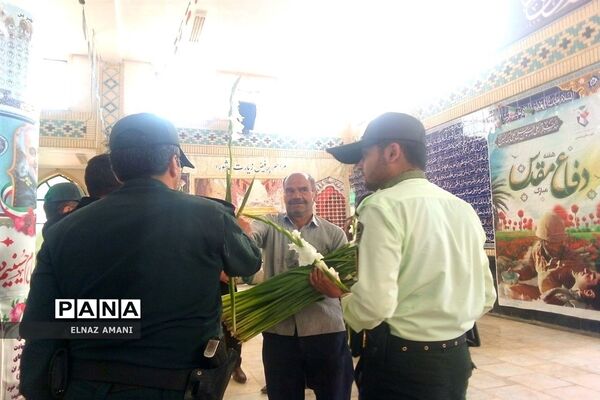 مراسم غبارروبی در گلزار شهدای شهرستان بن