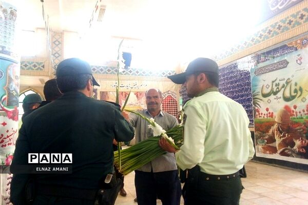 مراسم غبارروبی در گلزار شهدای شهرستان بن