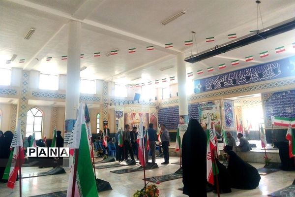 مراسم غبارروبی در گلزار شهدای شهرستان بن