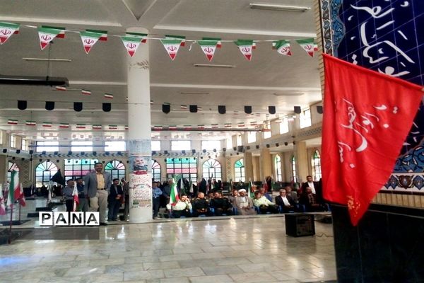 مراسم غبارروبی در گلزار شهدای شهرستان بن