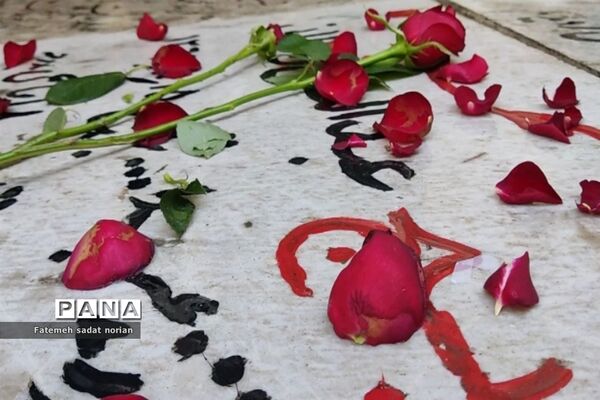 مراسم غبارروبی شهدا در آرامگاه خواجه ربیع