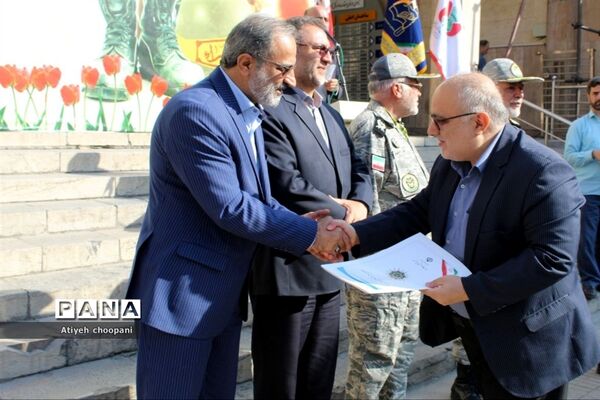 برگزاری صبحگاه مشترک بسیج فرهنگیان اداره‌کل آموزش و پرورش شهر تهران