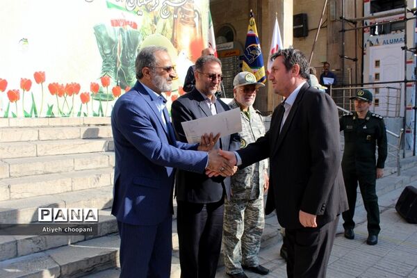 برگزاری صبحگاه مشترک بسیج فرهنگیان اداره‌کل آموزش و پرورش شهر تهران