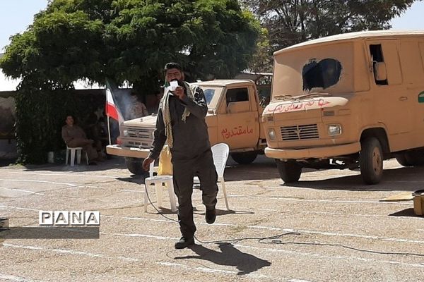 حضور کاروان مقاومت در مدرسه حضرت معصومه شهرستان فیروزکوه