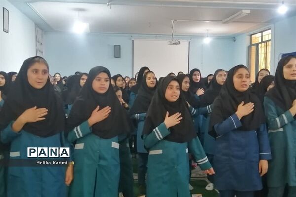 جشن آغاز امامت امام زمان(عج) در دبیرستان دخترانه شهید محمد اژدری کوهمره نودان