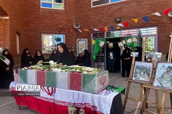 استقبال از شهید گمنام در مدرسه نبوت صفادشت