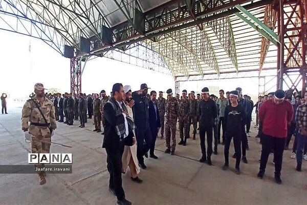 صبحگاه مشترک نیروهای مسلح شهرستان مروست
