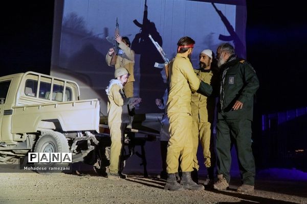 نمایش بزرگ میدانی نوری در نیمروز در بوستان کوهشار