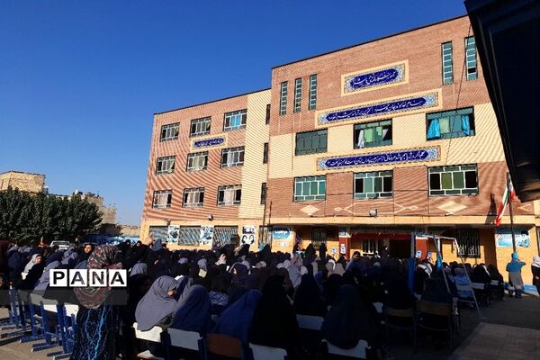 آیین تشییع شهید گمنام تازه تفحص شده در شهرستان قدس