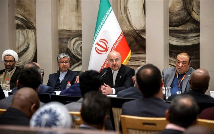 نمایندگان مجلس آفریقای جنوبی با قالیباف دیدار کردند