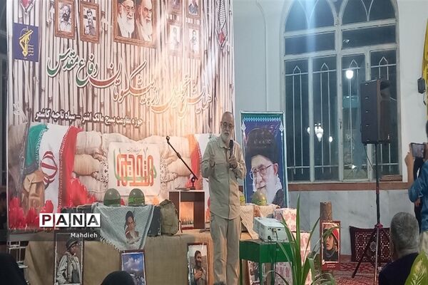همایش تجلیل از رزمندگان دفاع مقدس حوزه مالک اشتر در امامزاده سید محمد(ع) کاشمر