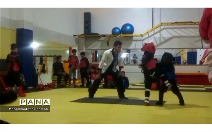 برگزاری مسابقات کونگ فو در آشخانه به مناسبت هفته دفاع مقدس/ فیلم