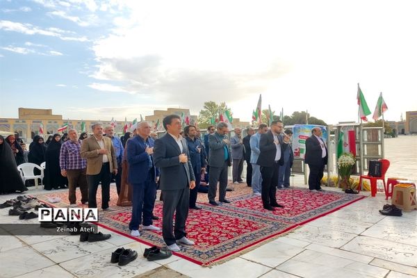 مراسم غبارروبی مزار شهدا در آرامستان خواجه ربیع مشهد