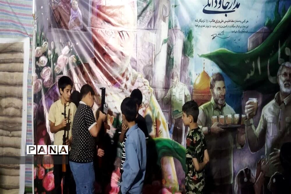 نمایشگاه دفاع مقدس در شهر شهید پرور کوشک