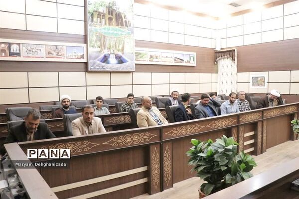آیین تکریم و معارفه مسئول اتحادیه انجمن‌های اسلامی دانش‌آموزان شهرستان مهریز