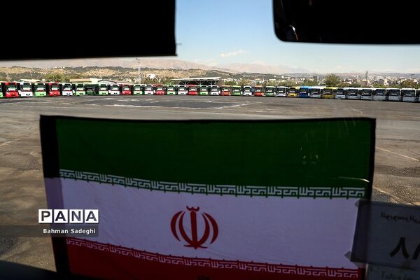 آیین بهره‌برداری از طرح نوسازی حمل و نقل عمومی تهران