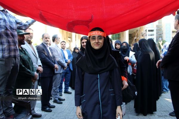 آیین افتتاح اردوی راهیان نور دانش‌آموزی شهر تهران