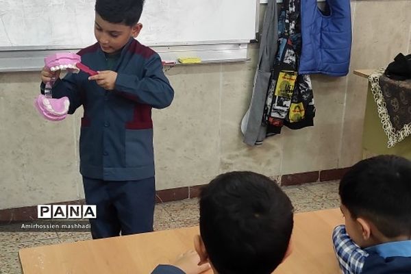 آموزش بهداشت فردی در دبستان ایمان رودهن