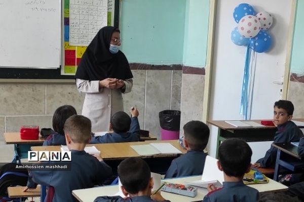 آموزش بهداشت فردی در دبستان ایمان رودهن