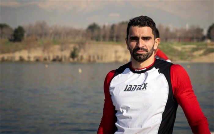 دست قایقران ایرانی به مدال نرسید