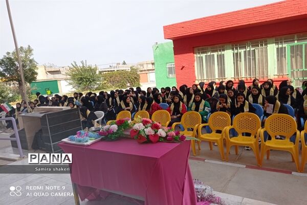 مراسم شور عاطفه‌ها در دبیرستان عالمه جاجرم