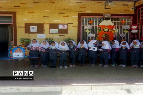 سیل مهربانی دانش‌آموزان دبستان شهید‌آریایی
