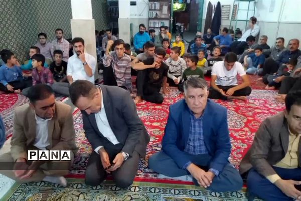 جشن هفته وحدت در مسجد صاحب‌الزمان (عج) محله حیدرخانی شهرکوهنانی‌