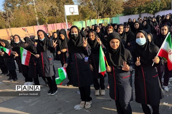 حمایت از مردم فلسطین در مدرسه بعثت۲ شهرک وائین