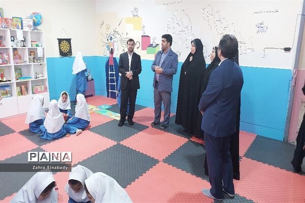 افتتاح اتاق بازی و یادگیری در مدرسه کوثر شهرستان‌ملارد