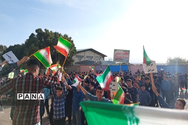 زنگ استکبارستیزی در مدارس ناحیه یک زنجان