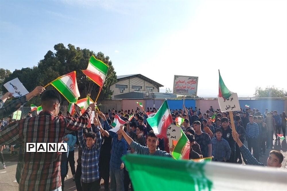 زنگ استکبارستیزی در مدارس ناحیه یک زنجان
