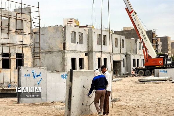 بازدید از مدارس در حال ساخت شهرستان بهارستان
