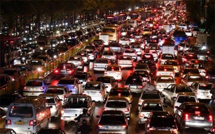 ترافیک سنگین در آزادراه تهران_قم