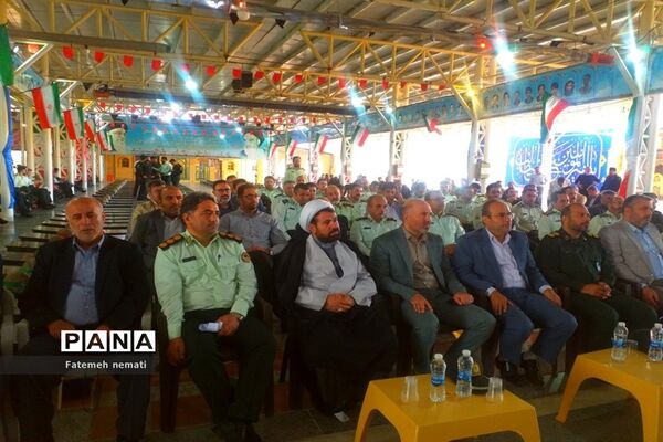 گرامیداشت روز نیروی انتظامی در گلزار شهدای ملارد